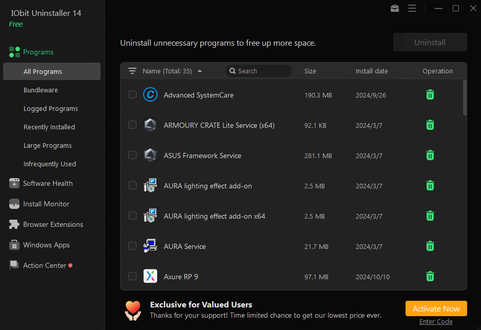 IObit Uninstaller Pro