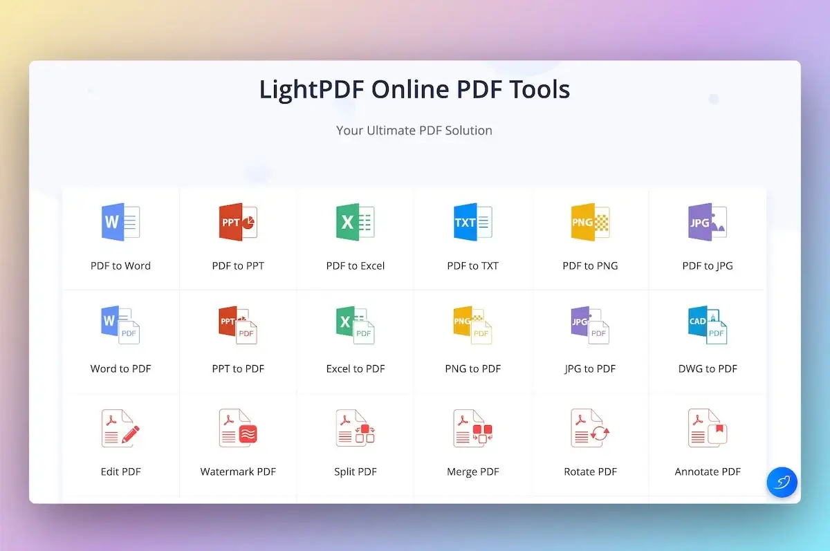 LightPDF Editor Free Download
