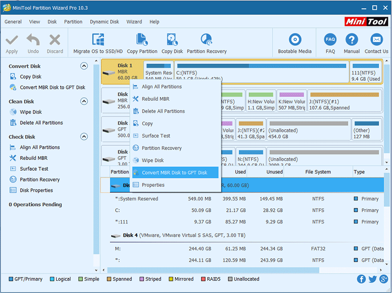 MiniTool Partition Wizard